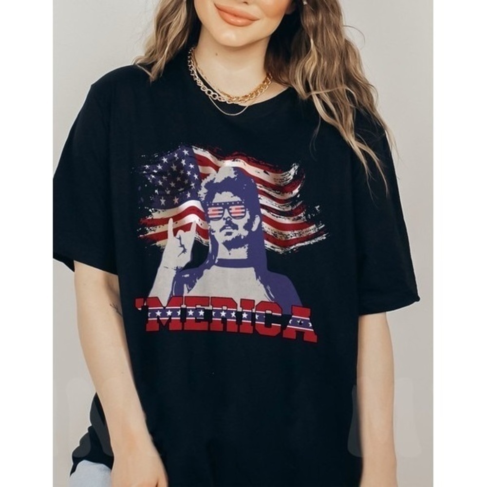 Joe Dirt 4th Of July Merica Comedy Movie Quote Fan T-Shirt
